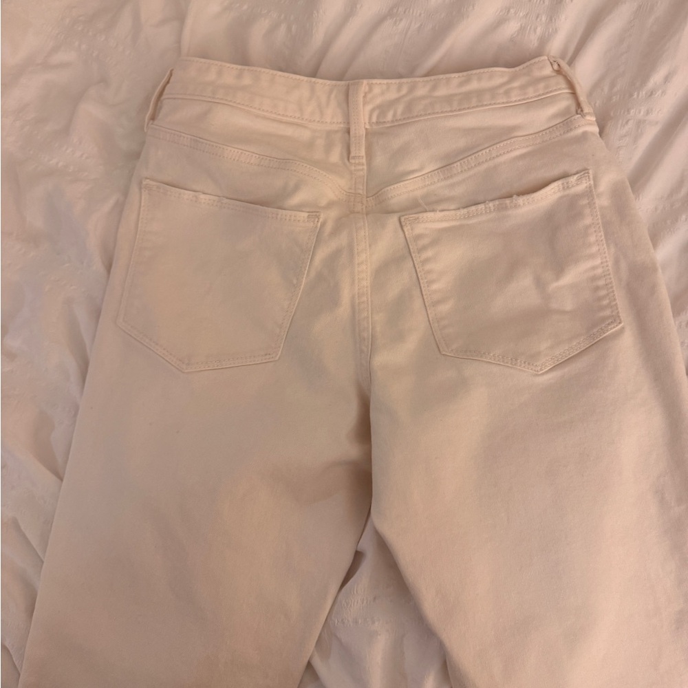 Universal Thread Cropped Button Fly White/Ivory J… - image 4